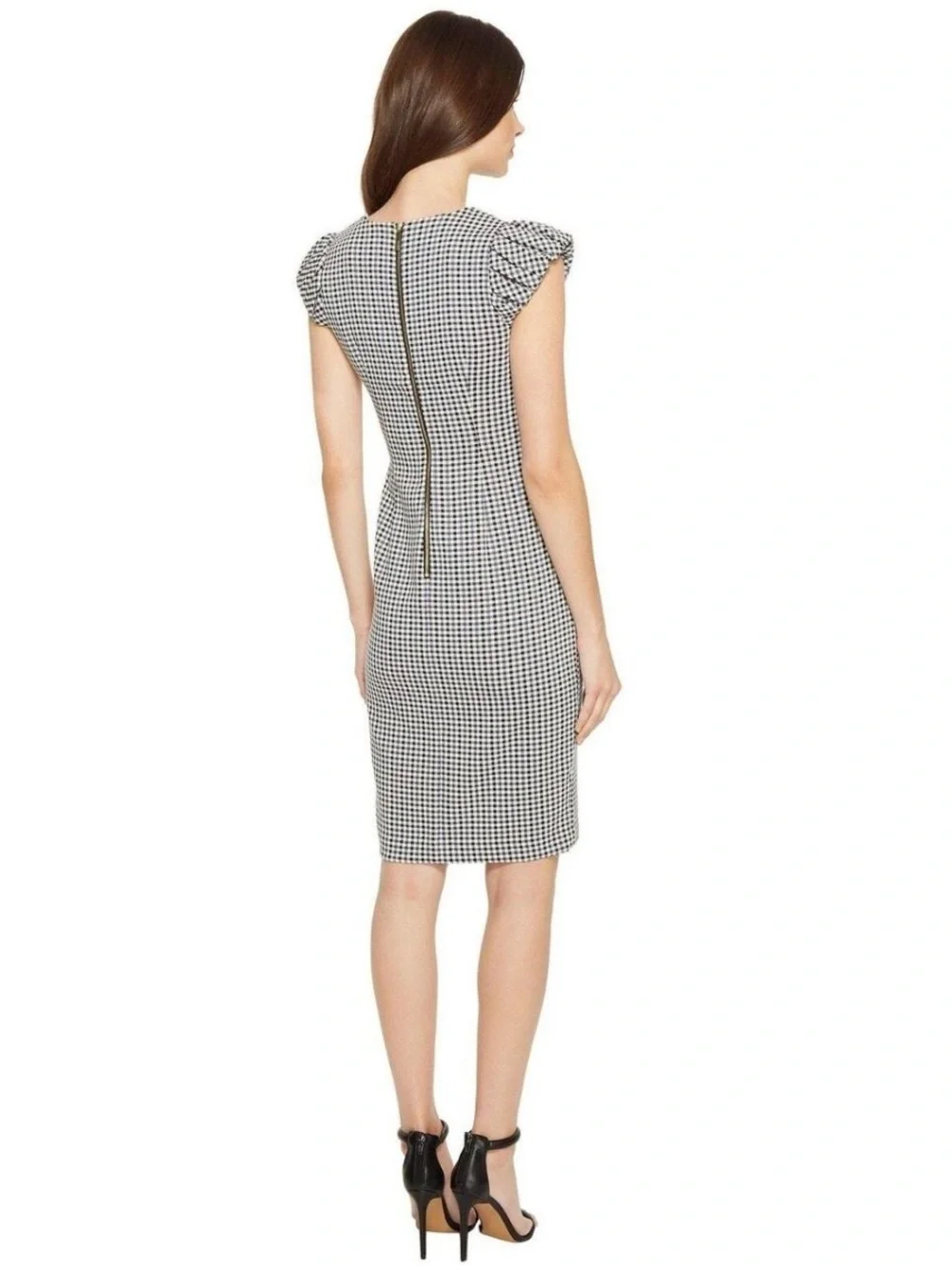 Calvin Klein Gingham Sheath
Midi Dress - Picture 2 of 10